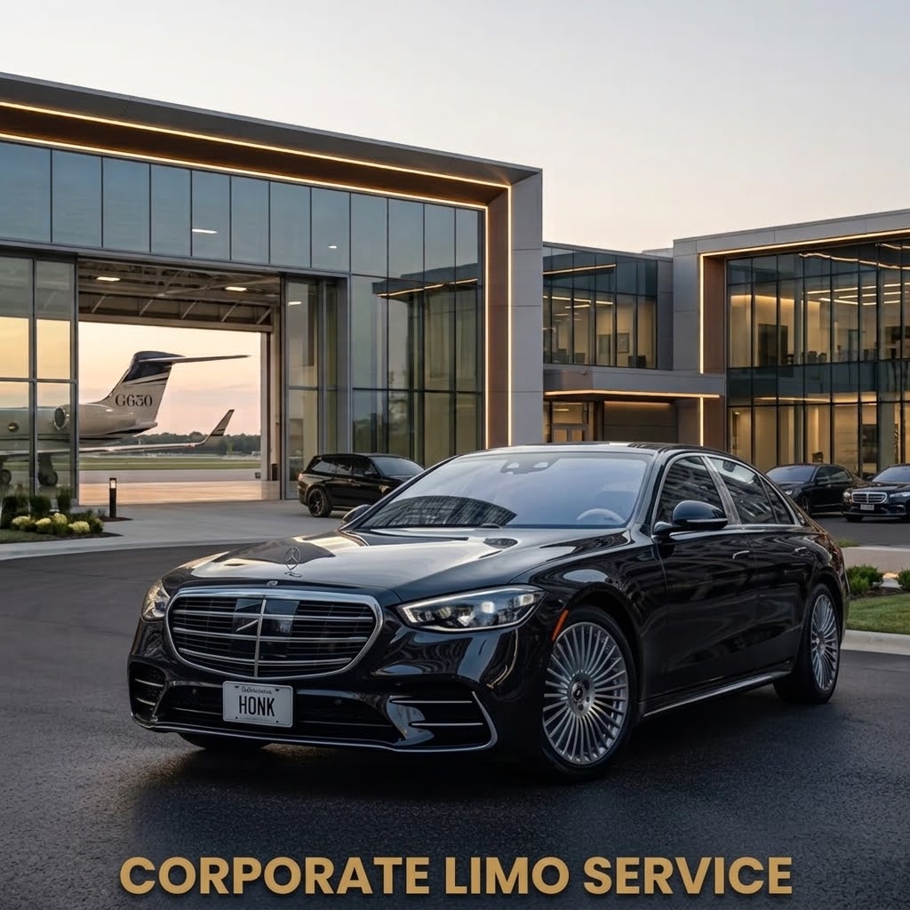 Corporate limo service Mercedes S-Class