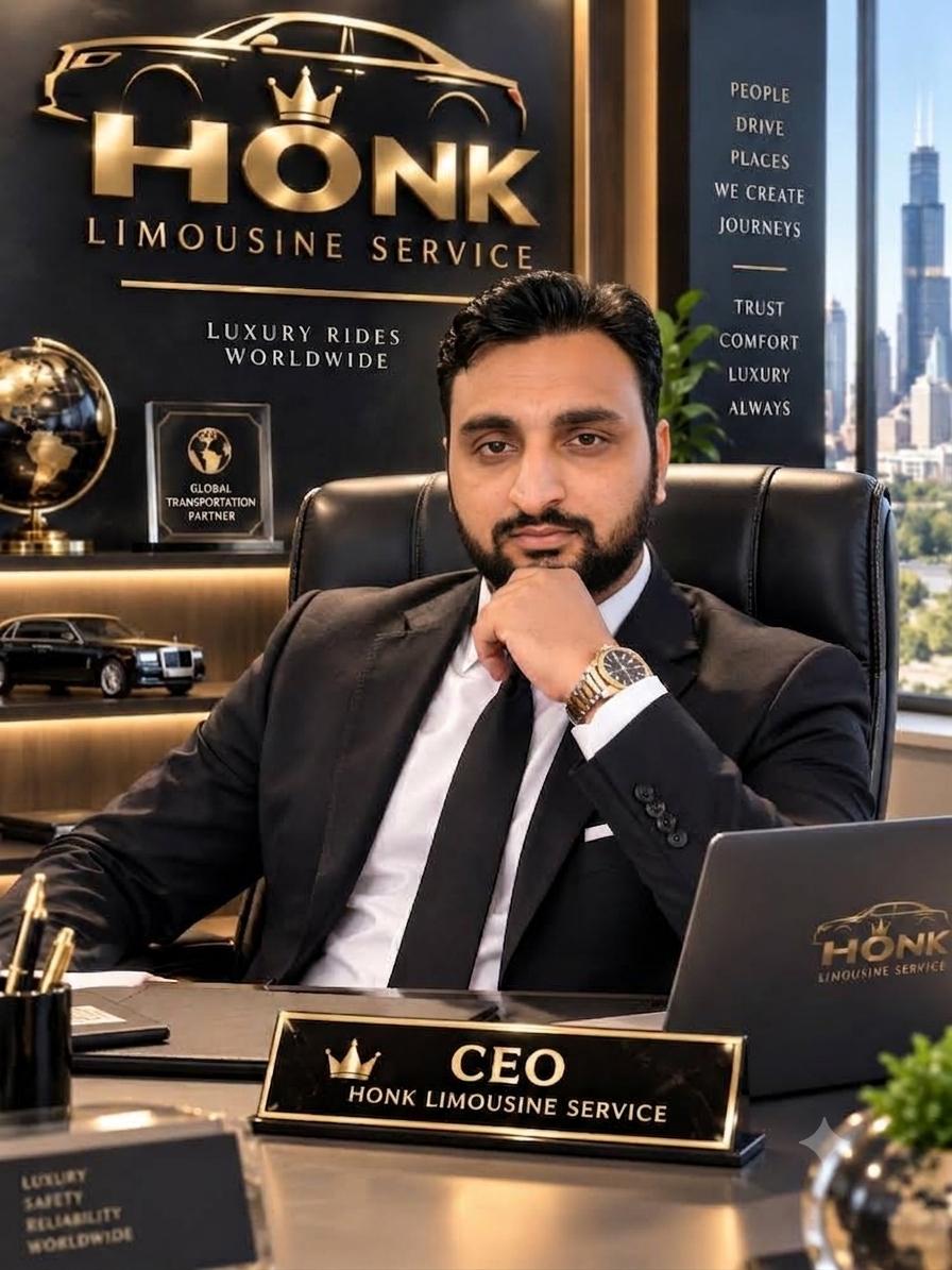 Nikunj Patel (Nick), Founder and Owner of HONK Limousine Service