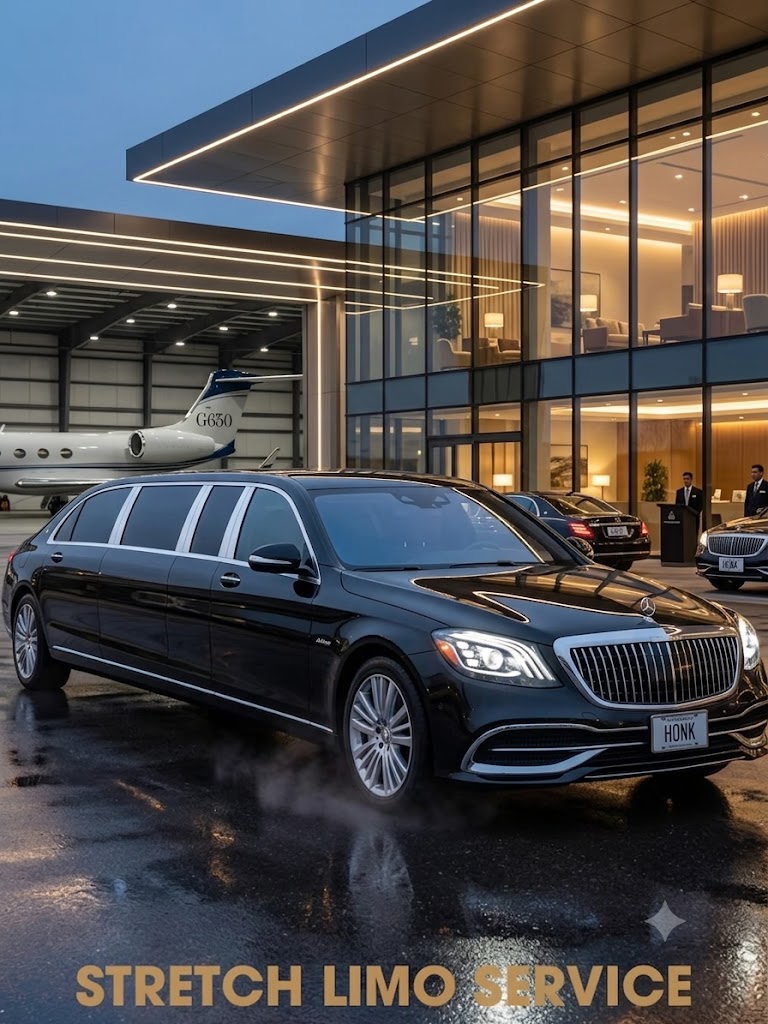 Stretch limo service Mercedes-Maybach